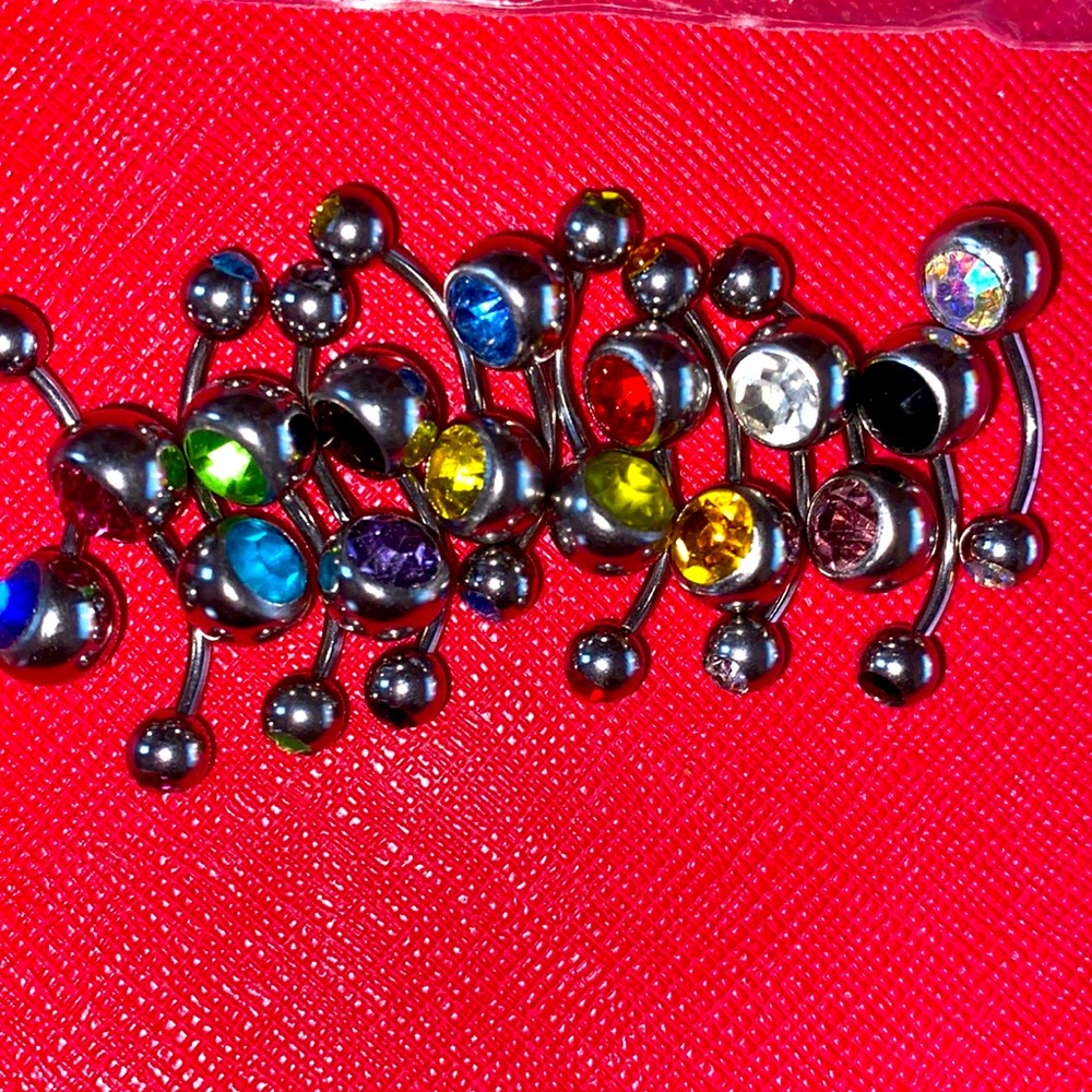 FREE SHIPPING Belly rings 15 count $11